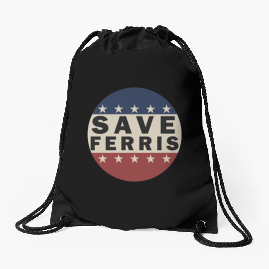 Save Ferris Drawstring Bags