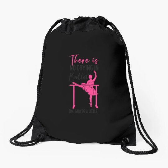 Ballet Dancer Dance Girl Ballerina Drawstring Bags