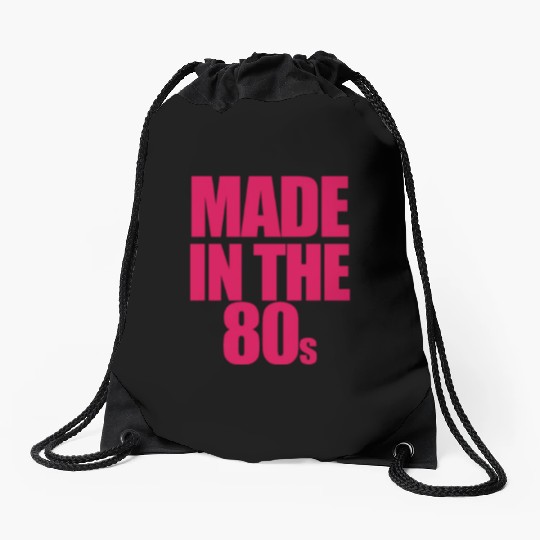 made in the 80s Drawstring Bags