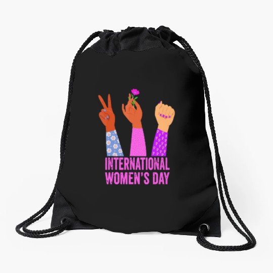 International Women's Day 2023 - Womens Embrace Eq Drawstring Bags