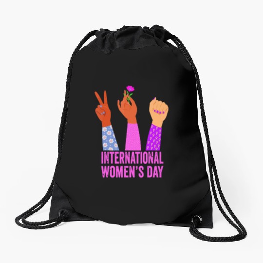 International Women's Day 2023 - Womens Embrace Eq Drawstring Bags