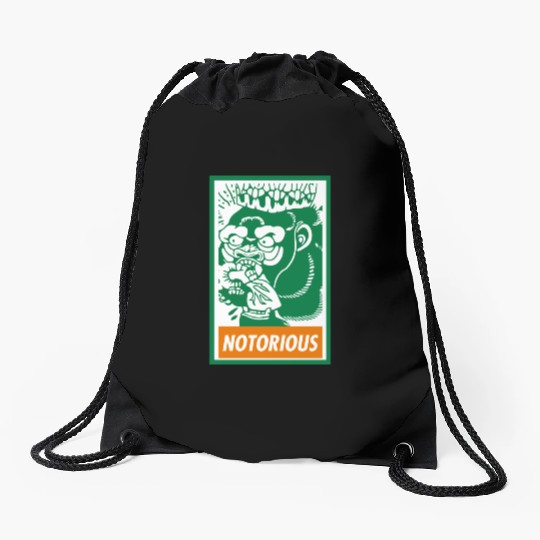 Notorious Irish Gorilla Drawstring Bags
