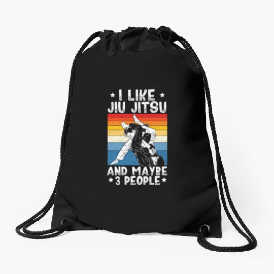 Jiu Jitsu BJJ Martial Arts MMA Combat Fighting Drawstring Bags