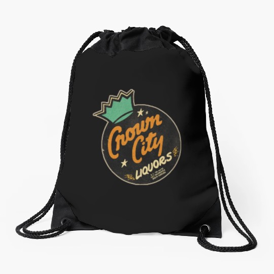 Vintage North Carolina Liquor Store Drawstring Bags