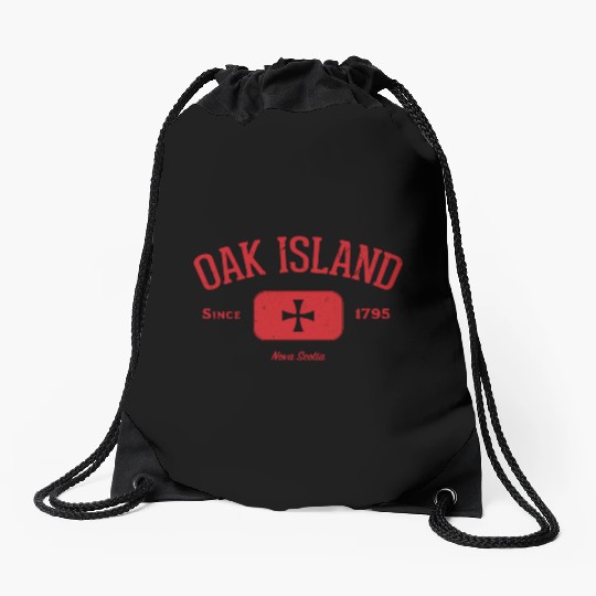Oak Island Knights Templar Cross Drawstring Bags