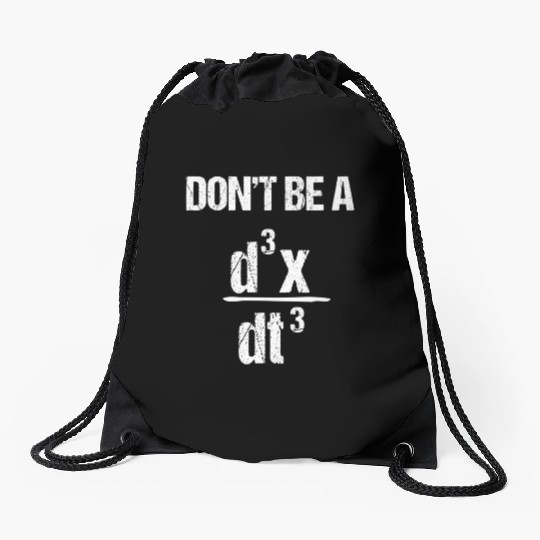 Math Equation Physics Joke Drawstring Bags