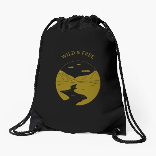 Wild & Free Camping Drawstring Bags