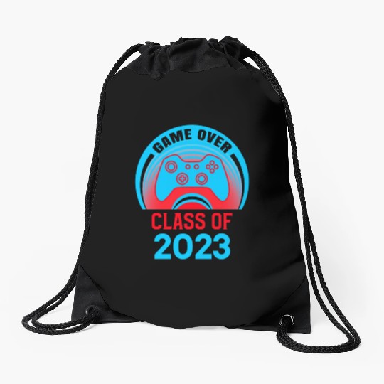 Game Over Class Of 2023 Drawstring Bags Students Funny