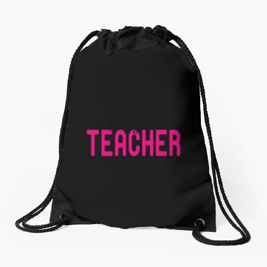 Best Teacher Funny Lover Drawstring Bags