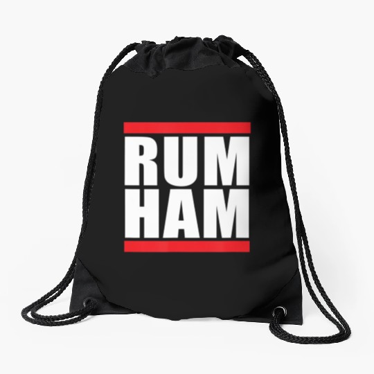Unique S Womens Rum Ham Blue Small Us Drawstring Bags
