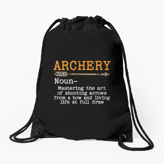 Archery Bow Hunter Archer Shoot Arrow Bowman Drawstring Bags