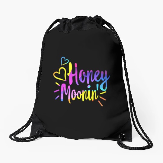 Honeymoonin Drawstring Bags Newlywed Drawstring Bags Wifey Hubby