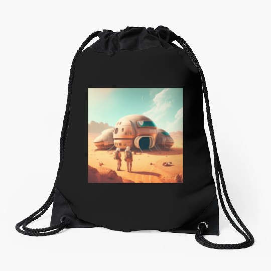 mars Drawstring Bags