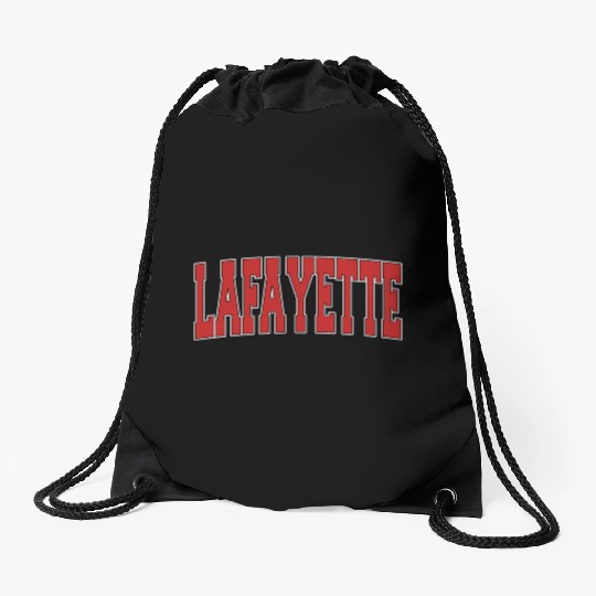 Lafayette La Louisiana Varsity Style Usa Sports Drawstring Bags