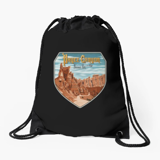 Bryce canyon national park Drawstring Bags