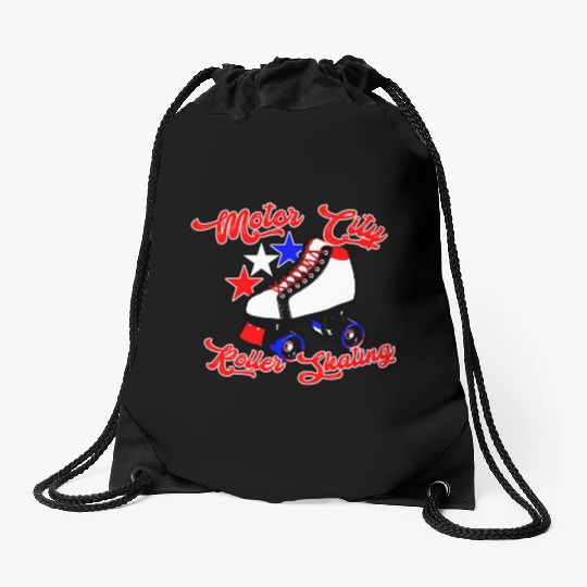 Motor City Roller Skating Warren Mi Drawstring Bags