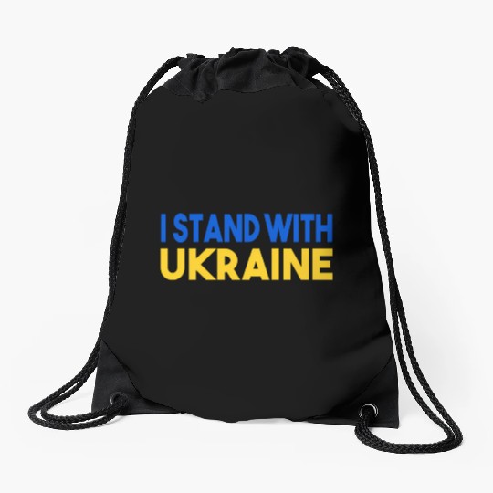 Ukraine Flag I Stand With Ukraine Mens Drawstring Bags