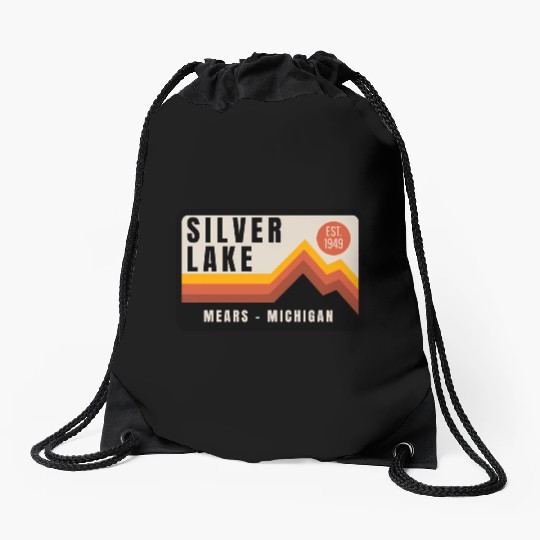 Silver Lake Sand Dunes Drawstring Bags