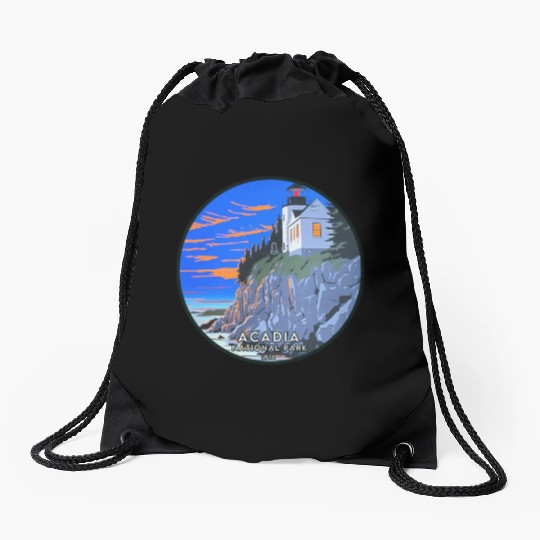 Acadia National Park Drawstring Bags