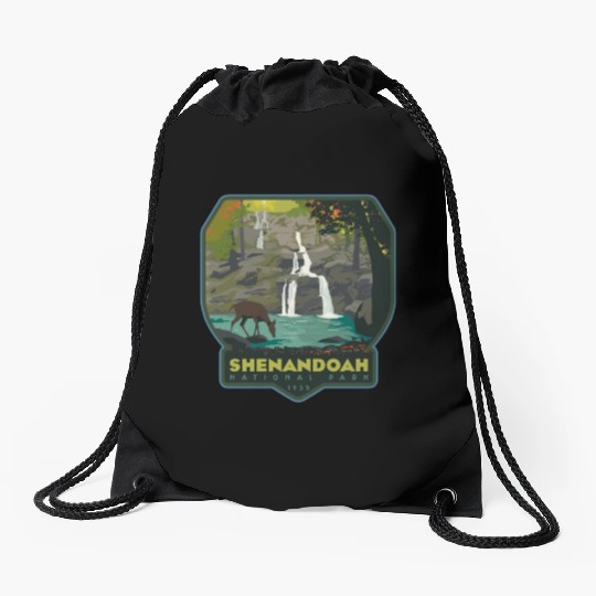 shenandoah national park Drawstring Bags