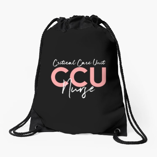 Critical Care Unity Ccu Nurse Emergency Room Nurse Drawstring Bags