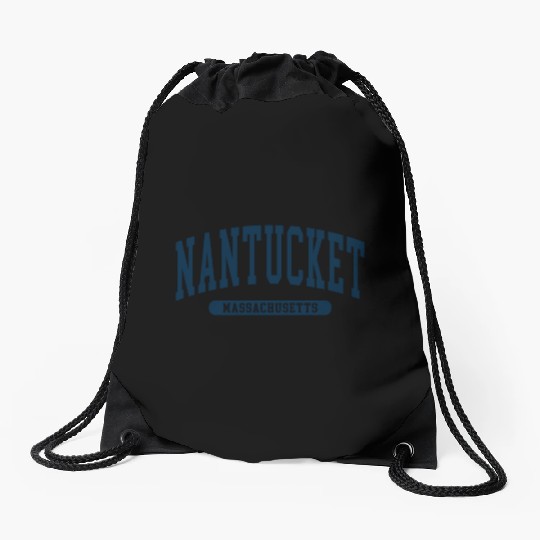 Nantucket Massachusetts Drawstring Bags