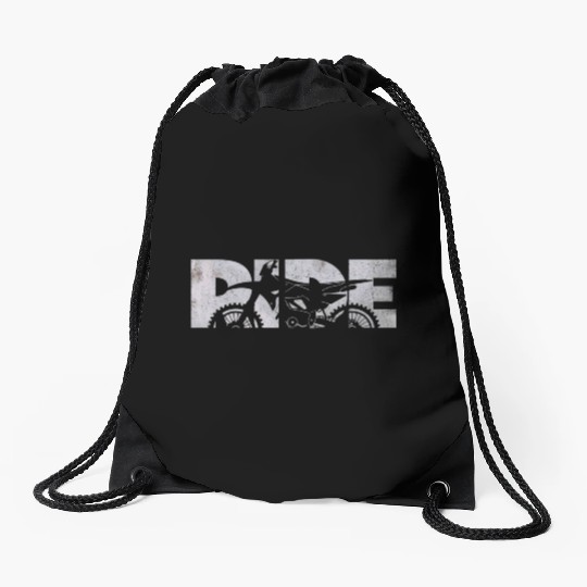 Dirt Bike Motocross Dirt Bike Motocross Drawstring Bags