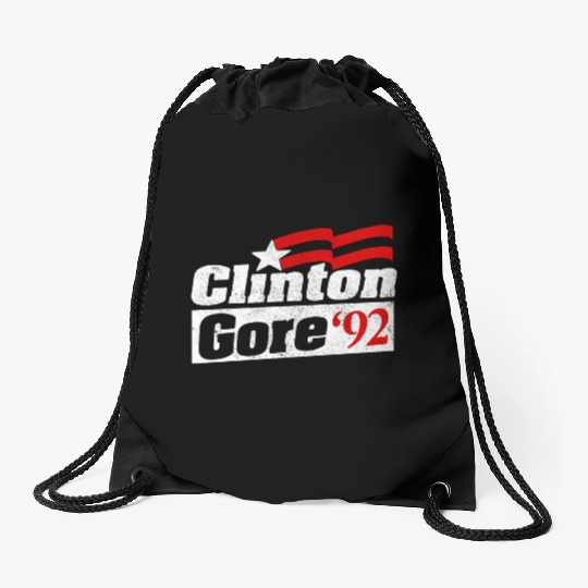 Clinton Gore Bill Clinton 92 Elect Drawstring Bags