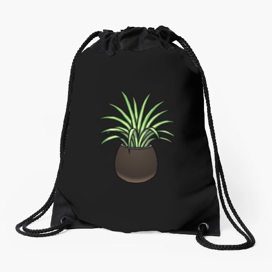 Spider Plant Drawstring Bags