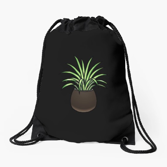 Spider Plant Drawstring Bags