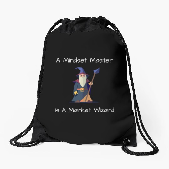 Market Wizard v2 Drawstring Bags