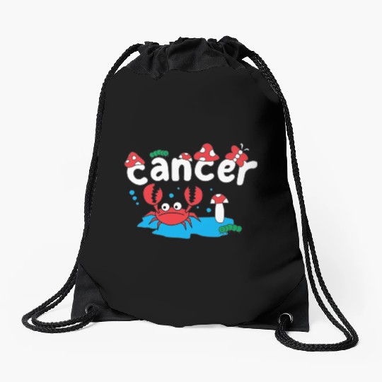 CANCER ZODIAC Drawstring Bags