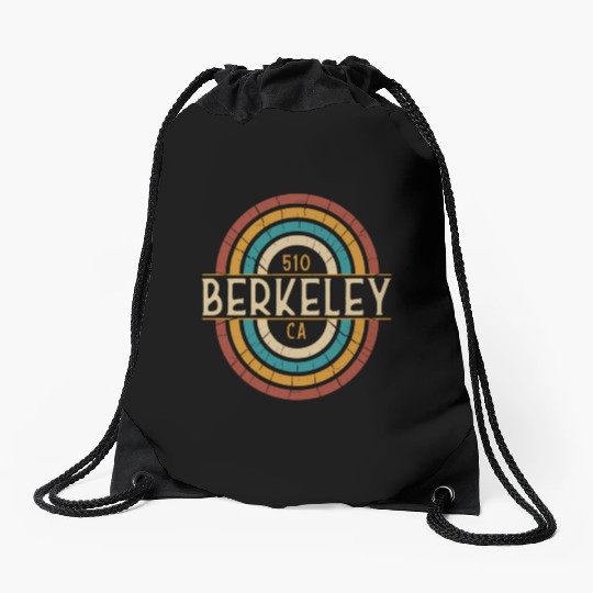 Berkeley Area Code 510 Residents State California Drawstring Bags