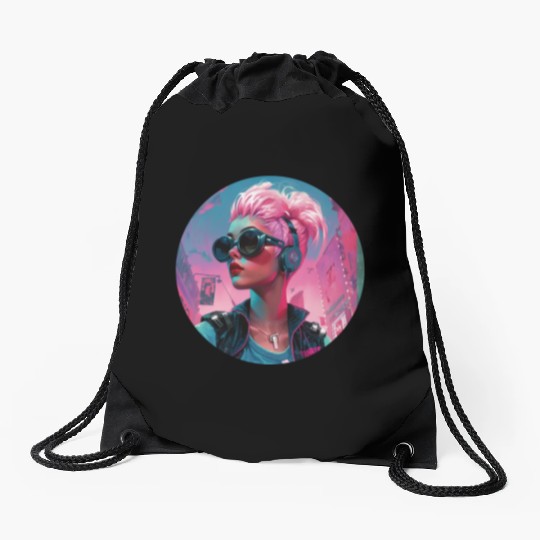Punk Drawstring Bags