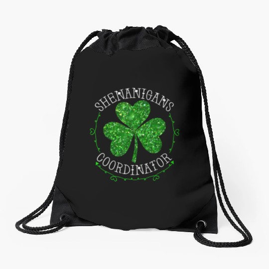 Shenanigans Coordinator Teacher St Patric Day Drawstring Bags