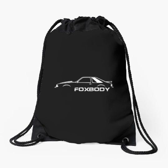 Foxbody For The Stang Enthusiast Drawstring Bags