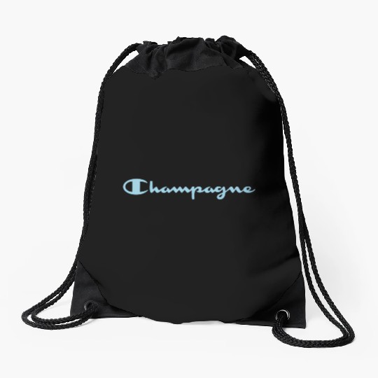 Champagne Top Drawstring Bags