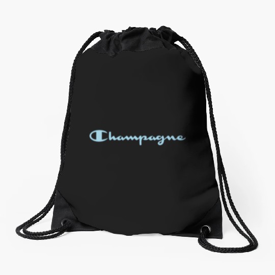 Champagne Top Drawstring Bags