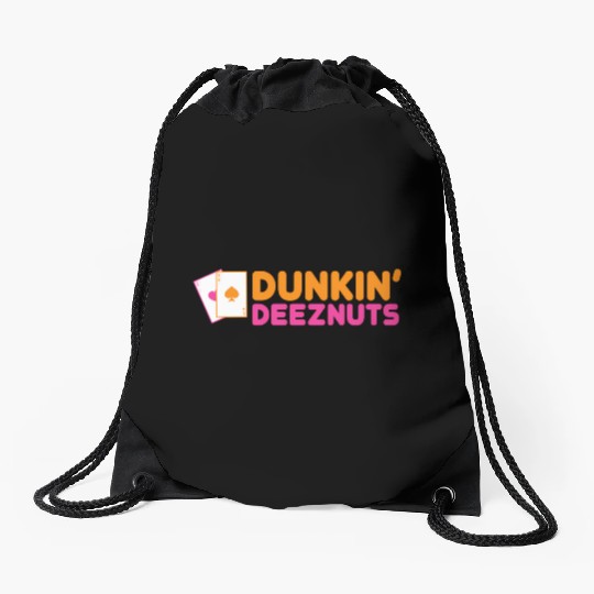 Dunkin Deez-Nuts Pocket Aces Drawstring Bags