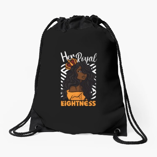 Her Royal Eightness 8Th Drawstring Bags