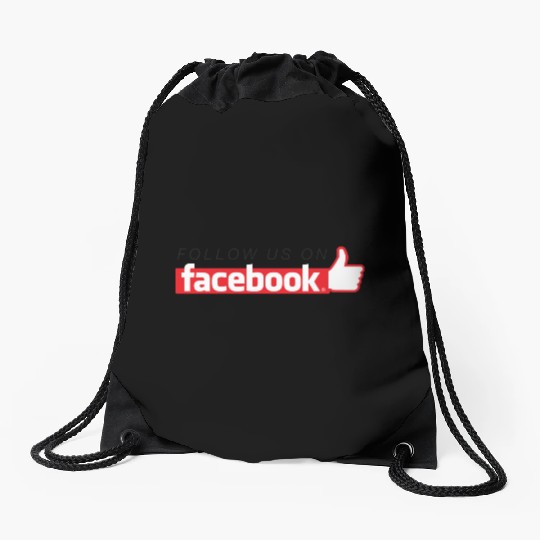 Facebook friends Drawstring Bags