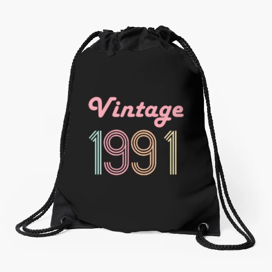 30Th 30 1991 Daughter Drawstring Bags