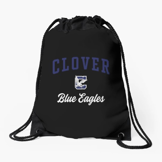 Clover High School Blue Eagles Drawstring Bags