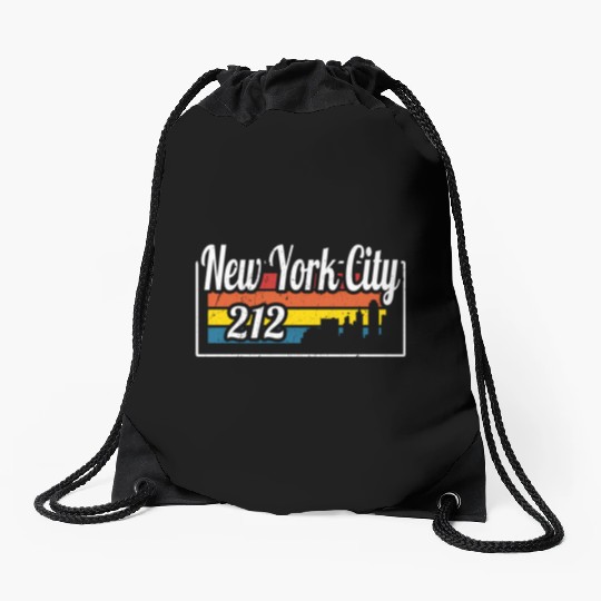 New York City yline 212 State Of Ny Drawstring Bags