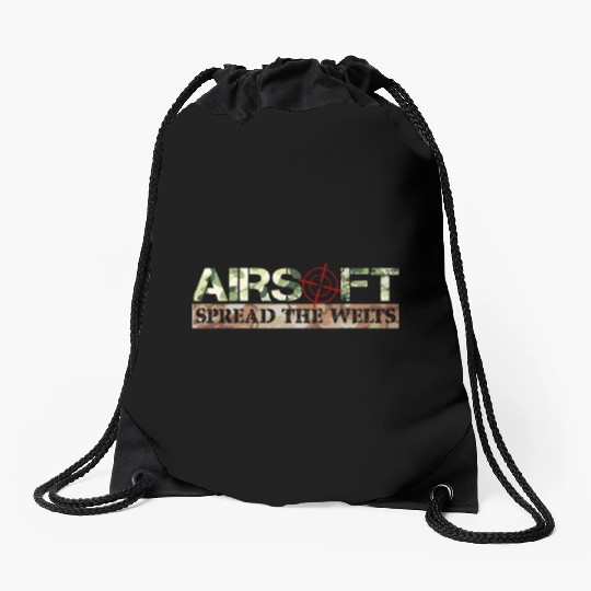 Spread The Welts Airsoft Bb Gun Rifle Drawstring Bags