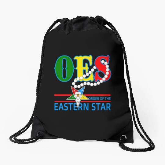 Oes Star Necklace Order Of The Eastern Star Drawstring Bags