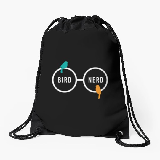 Bird Nerd Bird Watching Ornitology Drawstring Bags