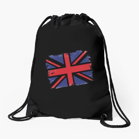 Union Jack Vintage UK Flag Great Britain UK Drawstring Bags