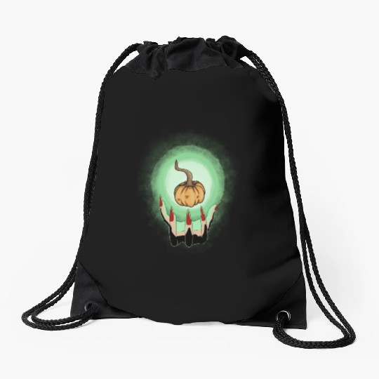 Pumpkin Eater Drawstring Bags