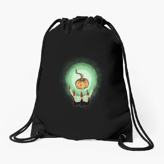 Pumpkin Eater Drawstring Bags